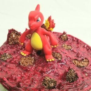 Custom Charmeleon Pokemon Terrarium Ornament